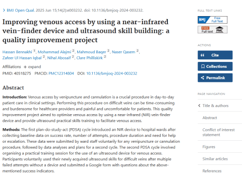 Aimvein Pro 2.0 Clinical Validation