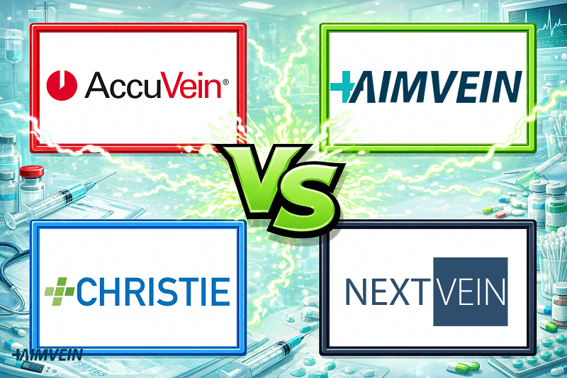 AccuVein frente a VeinViewer frente a NextVein frente a Aimvein