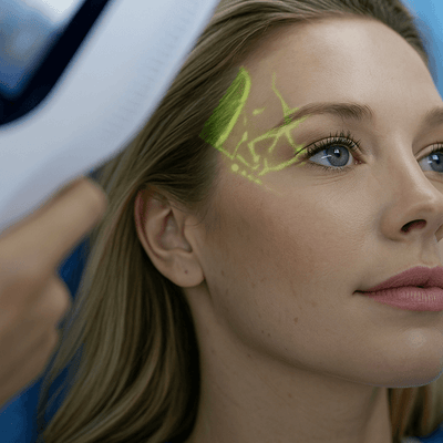 Female Facial Veins