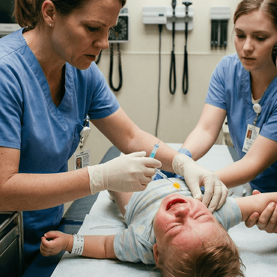 healthcare-worker-high-pressure-pediatric-injection